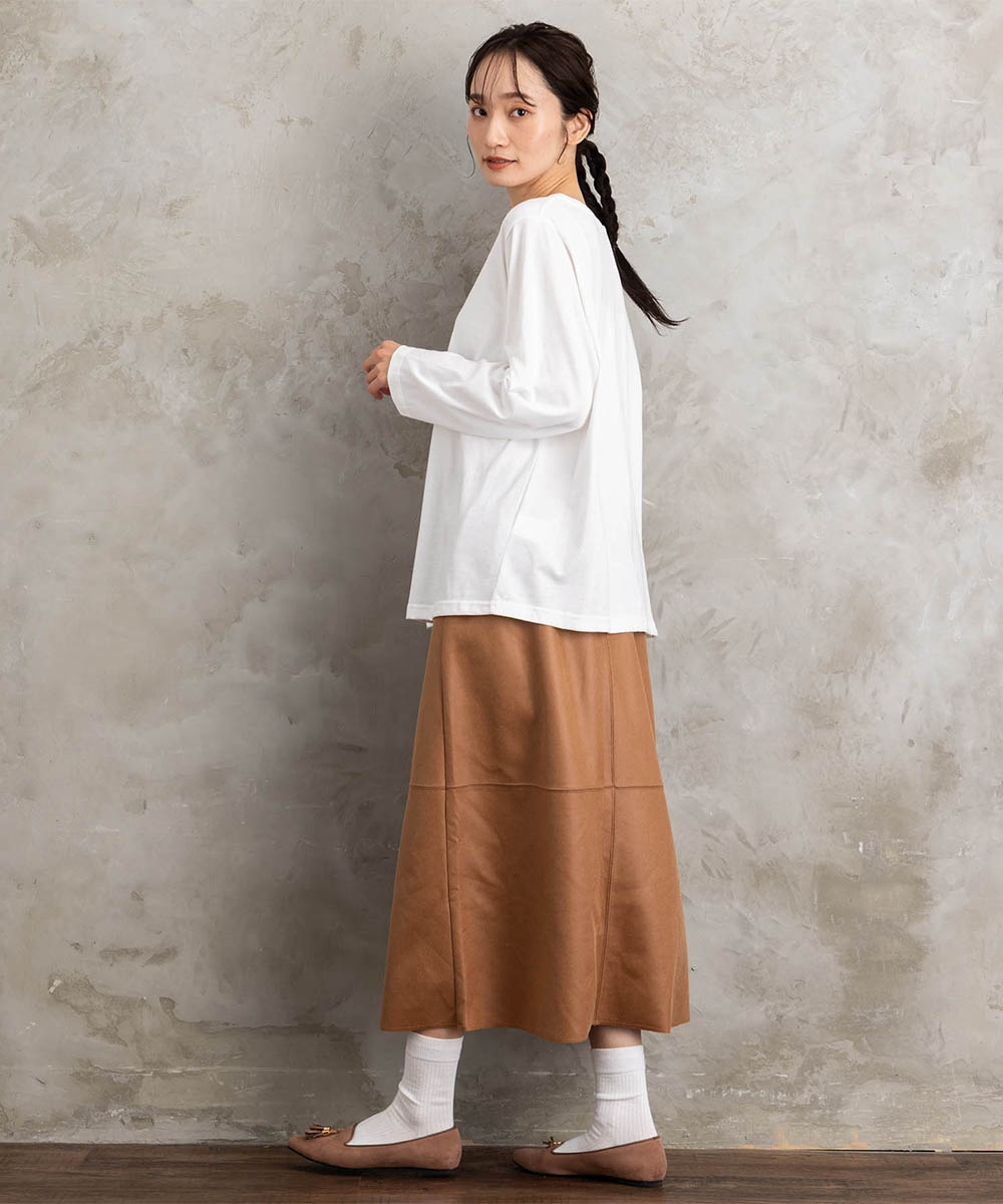 【sabstreet bis】【web限定】5Gケーブル柄アンサンブルニット