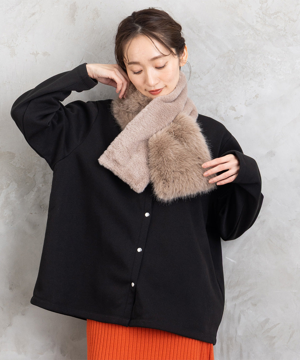 【sabstreet bis】【web限定】 ドットボタンカーディガン