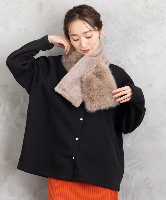 【sabstreet bis】【web限定】 ドットボタンカーディガン