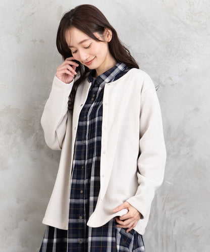 【sabstreet bis】【web限定】 ドットボタンカーディガン