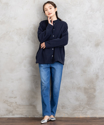 【sabstreet bis】【web限定】 ドットボタンカーディガン