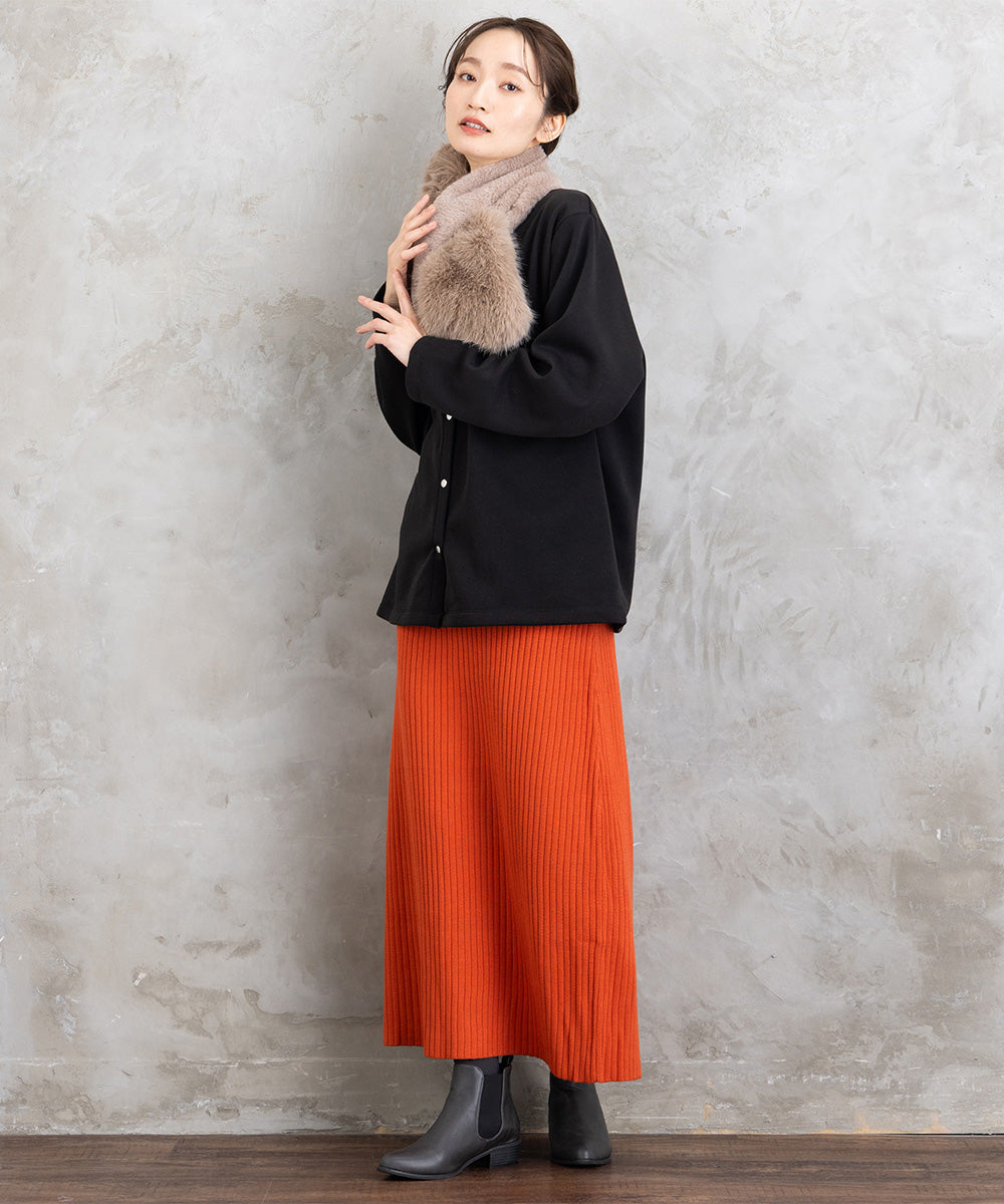 【sabstreet bis】【web限定】 ドットボタンカーディガン