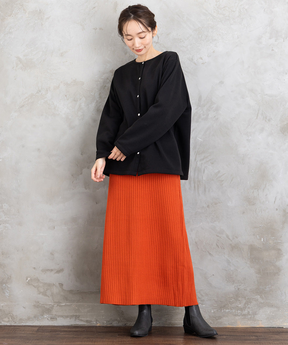 【sabstreet bis】【web限定】 ドットボタンカーディガン