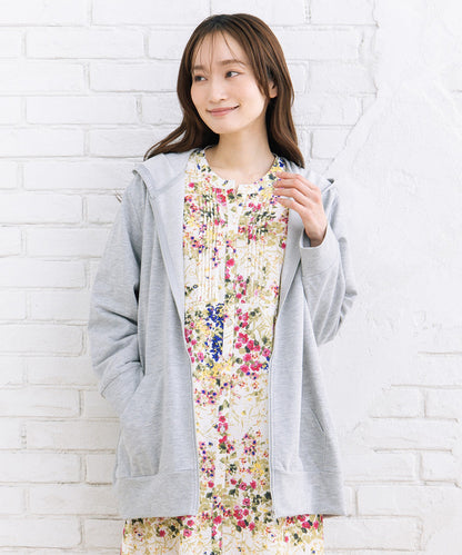 【sabstreet bis】【web限定】 【吸水速乾】裏毛ジップパーカー