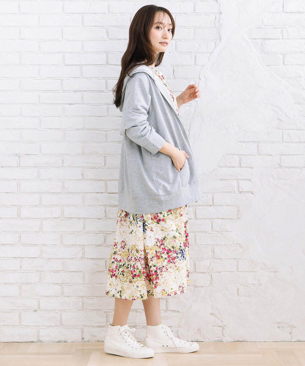 【sabstreet bis】【web限定】 【吸水速乾】裏毛ジップパーカー