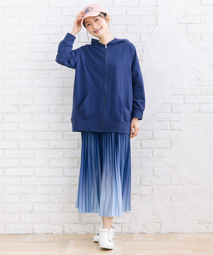 【sabstreet bis】【web限定】 【吸水速乾】裏毛ジップパーカー