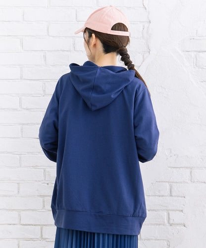 【sabstreet bis】【web限定】 【吸水速乾】裏毛ジップパーカー