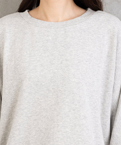 【sabstreet bis】【web限定】シャツレイヤードスウェット