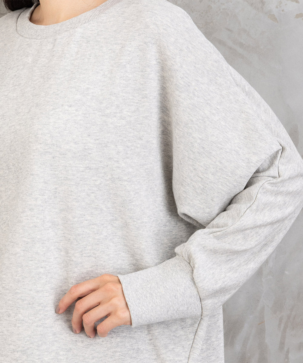 【sabstreet bis】【web限定】シャツレイヤードスウェット