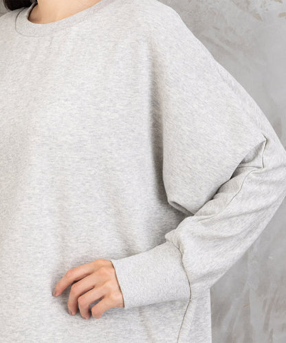 【sabstreet bis】【web限定】シャツレイヤードスウェット