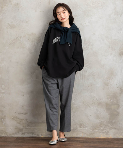 【sabstreet bis】【web限定】ボートネックロゴスウェット