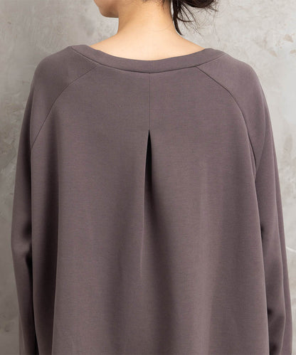 【sabstreet bis】【web限定】ボートネックロゴスウェット