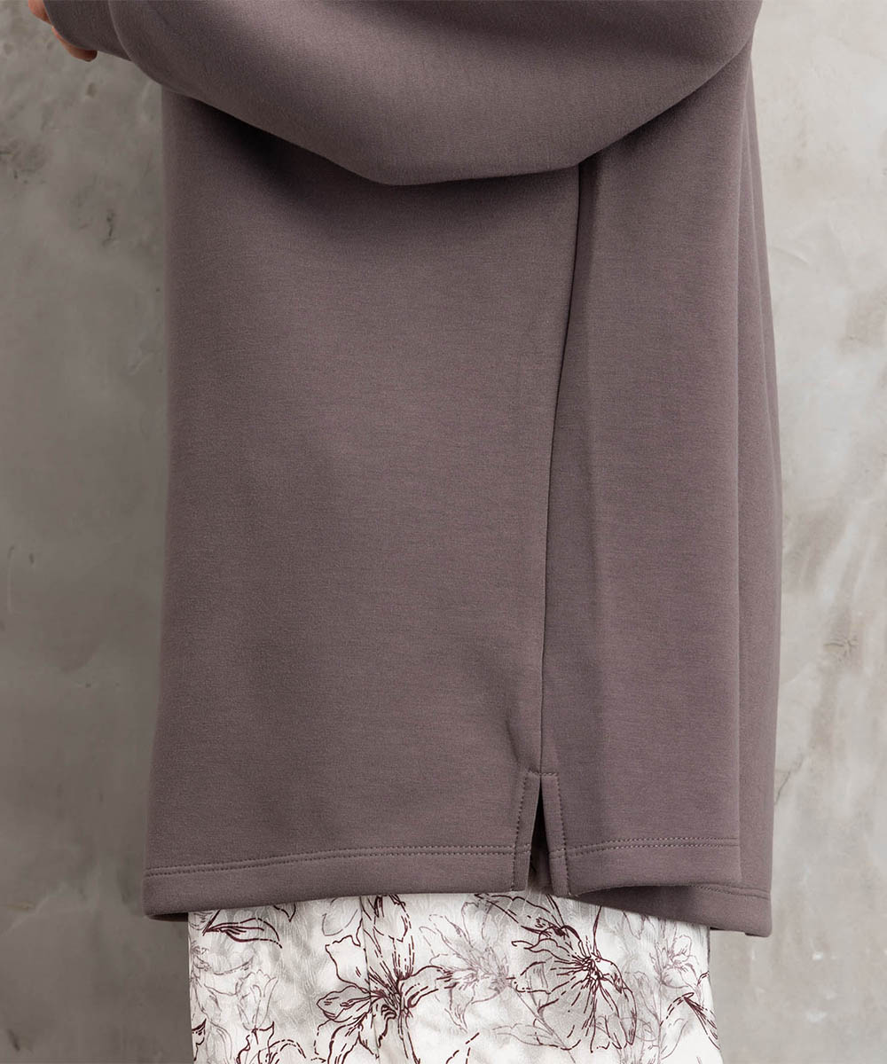 【sabstreet bis】【web限定】ボートネックロゴスウェット