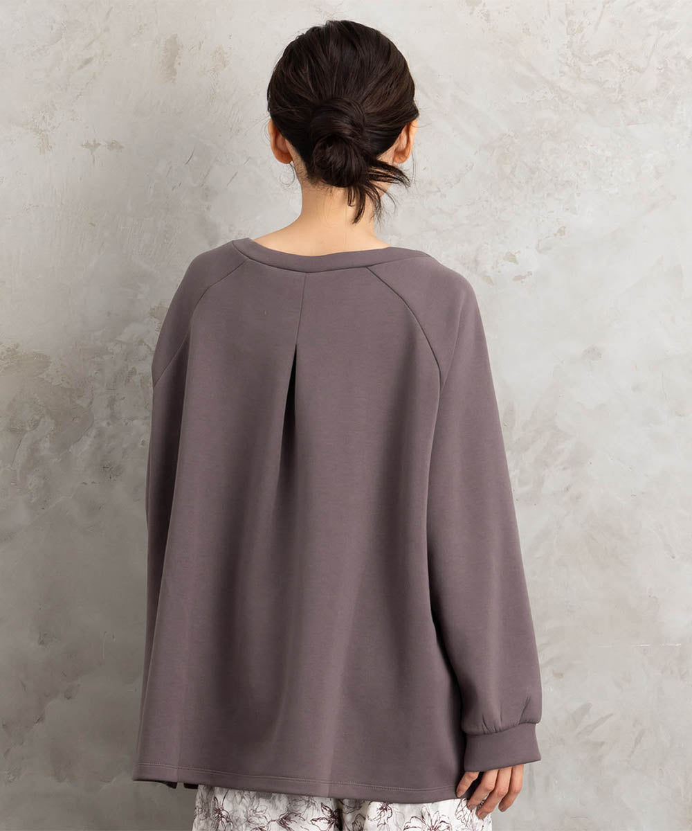 【sabstreet bis】【web限定】ボートネックロゴスウェット