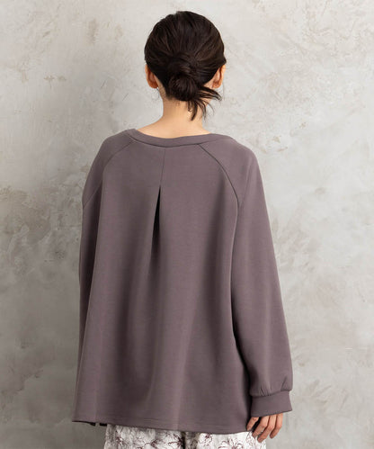 【sabstreet bis】【web限定】ボートネックロゴスウェット