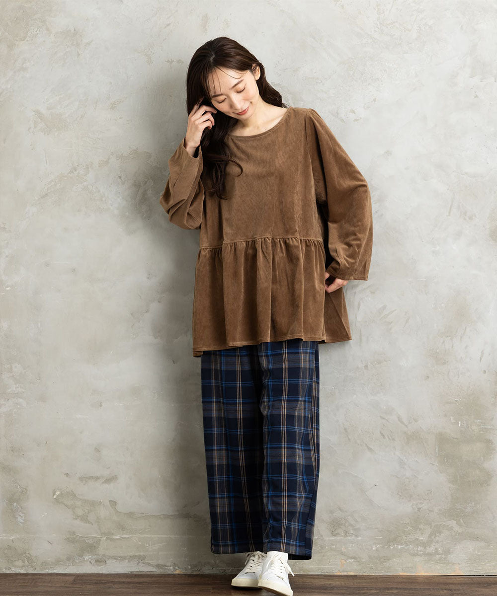 【sabstreet bis】【web限定】 カットコーデュロイプルオーバー