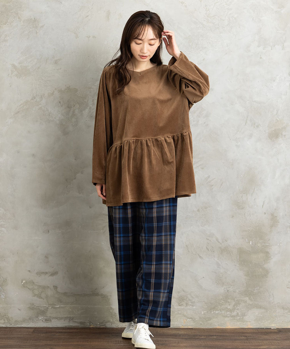 【sabstreet bis】【web限定】 カットコーデュロイプルオーバー