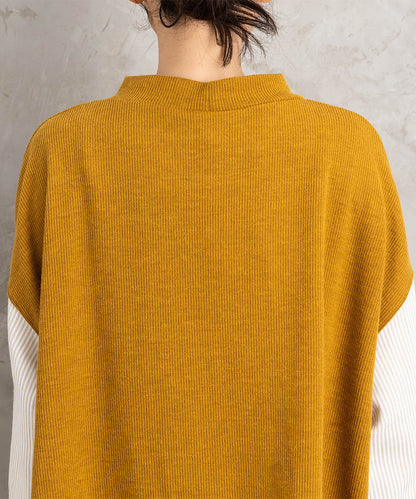 【sabstreet bis】【web限定】シャツコンビプルオーバー