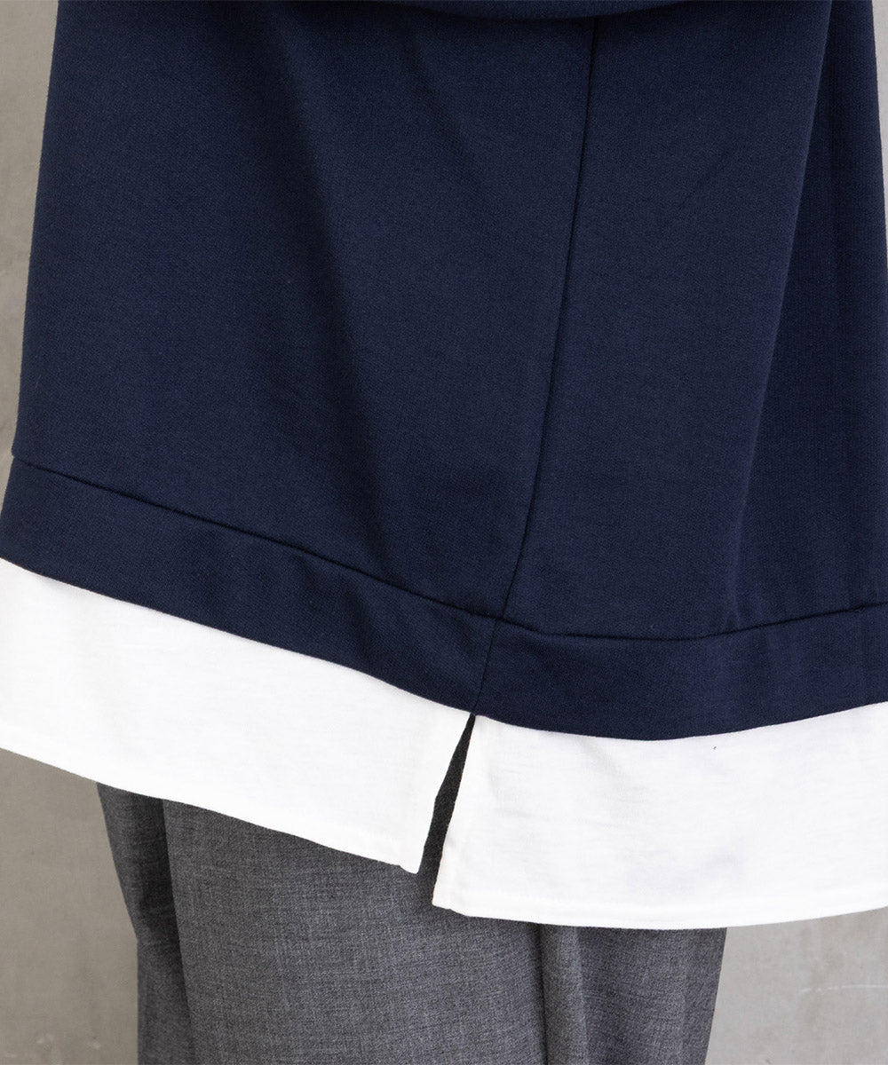 【sabstreet bis】【web限定】カットソー切り替えプルオーバー