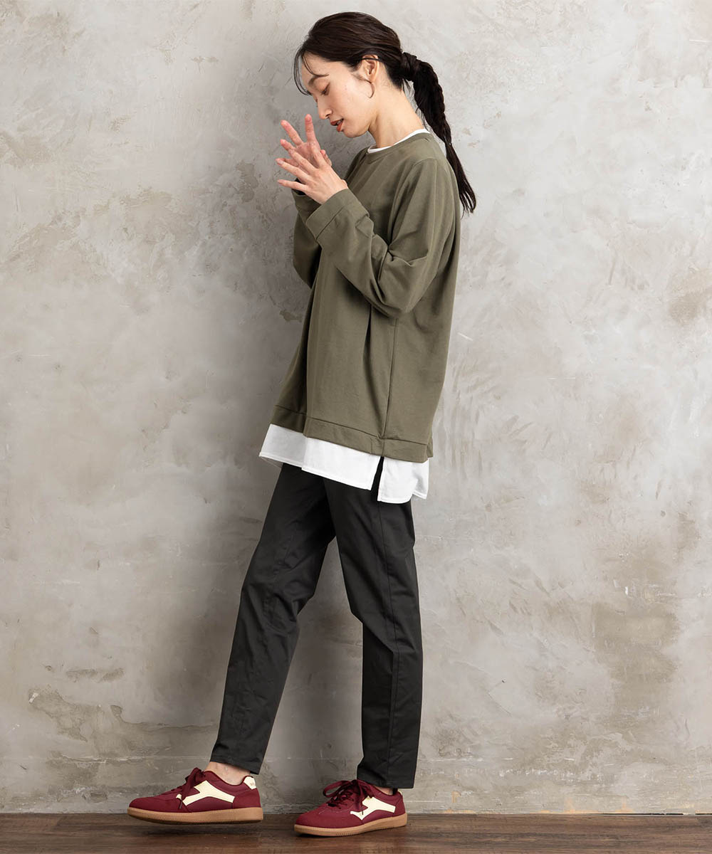 【sabstreet bis】【web限定】カットソー切り替えプルオーバー