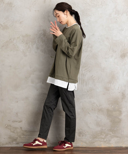 【sabstreet bis】【web限定】カットソー切り替えプルオーバー