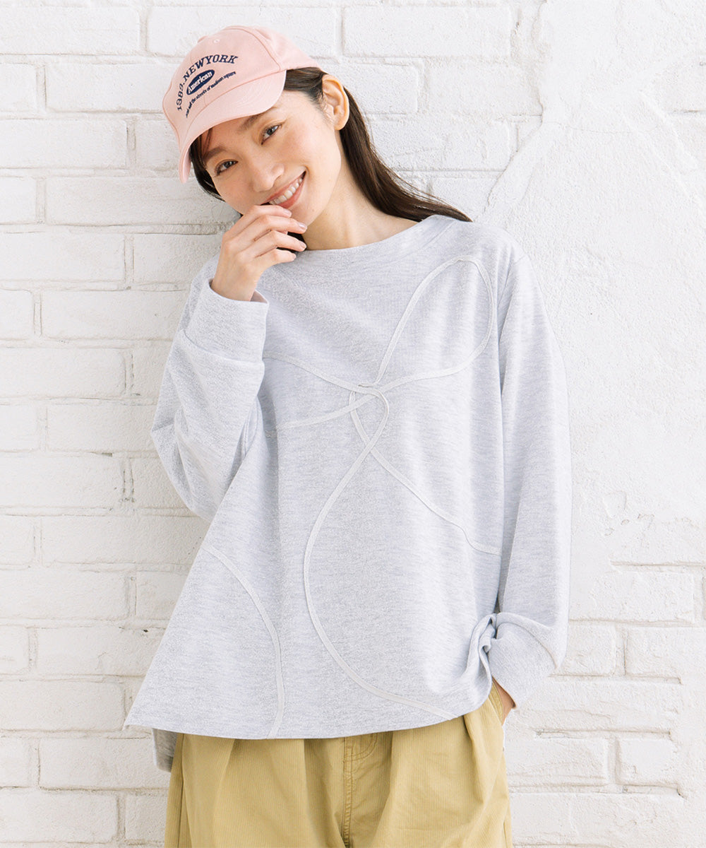 【sabstreet bis】【web限定】 コードエンブロイダリープルオーバー