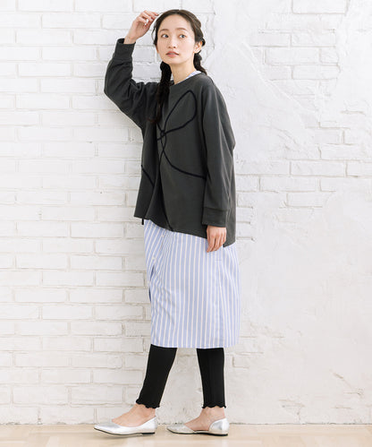 【sabstreet bis】【web限定】 コードエンブロイダリープルオーバー