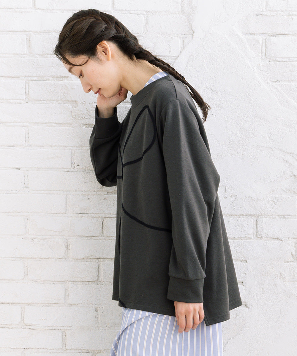 【sabstreet bis】【web限定】 コードエンブロイダリープルオーバー