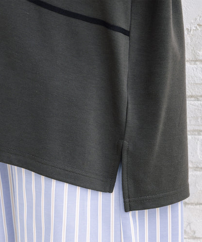 【sabstreet bis】【web限定】 コードエンブロイダリープルオーバー