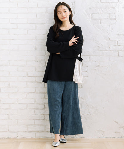 【sabstreet bis】【web限定】 サイド切り替えプルオーバー