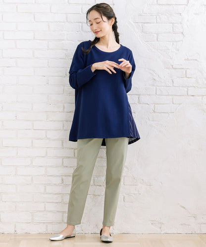 【sabstreet bis】【web限定】 サイド切り替えプルオーバー