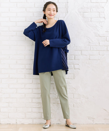 【sabstreet bis】【web限定】 サイド切り替えプルオーバー