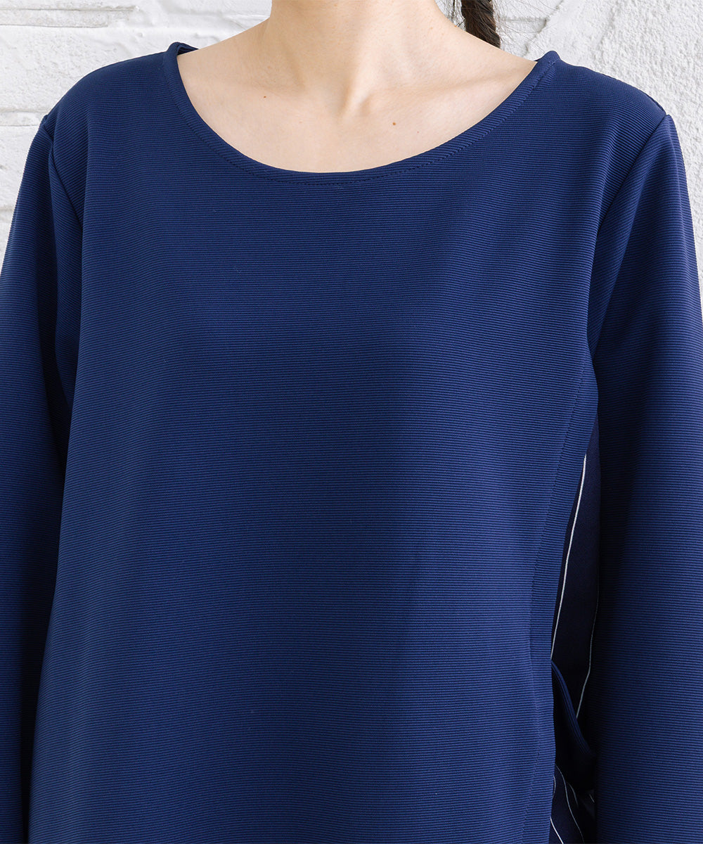 【sabstreet bis】【web限定】 サイド切り替えプルオーバー