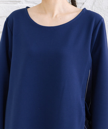 【sabstreet bis】【web限定】 サイド切り替えプルオーバー