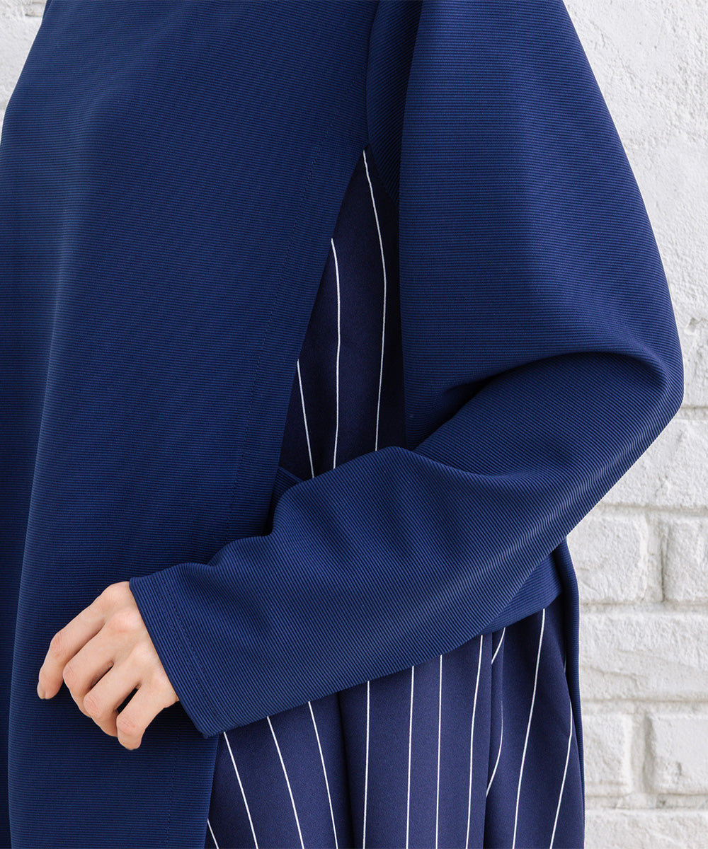 【sabstreet bis】【web限定】 サイド切り替えプルオーバー