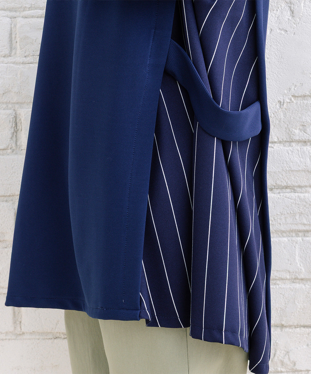 【sabstreet bis】【web限定】 サイド切り替えプルオーバー