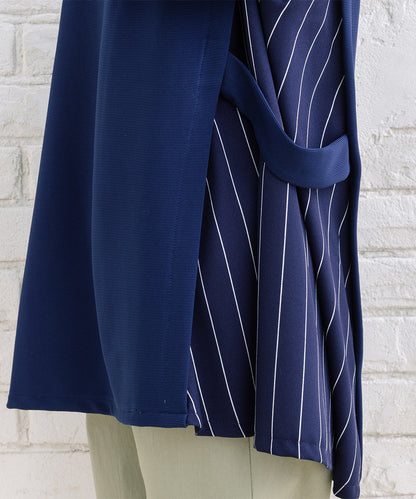 【sabstreet bis】【web限定】 サイド切り替えプルオーバー