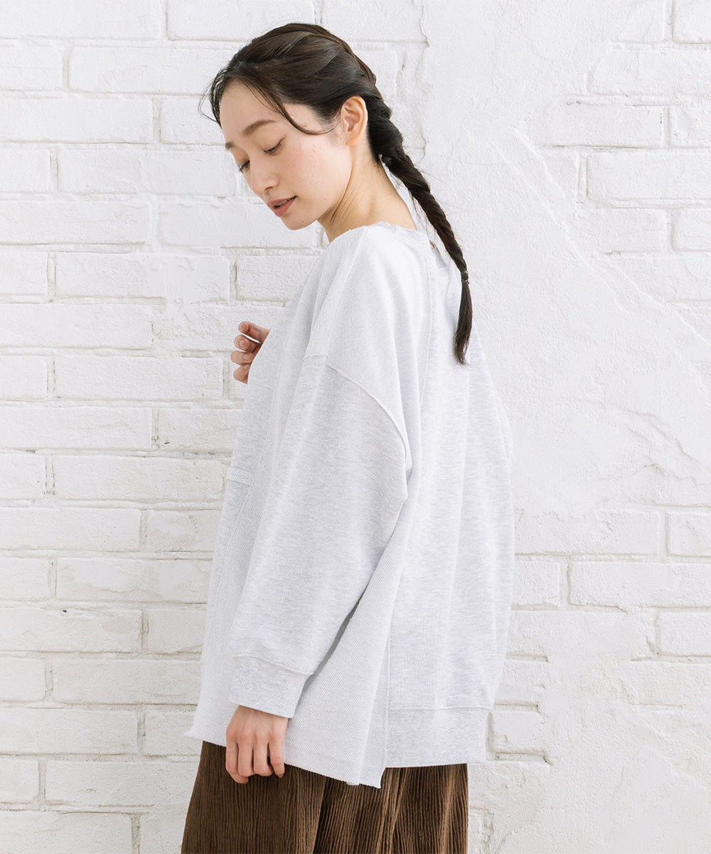 【sabstreet bis】【web限定】 パターン切替プルオーバー