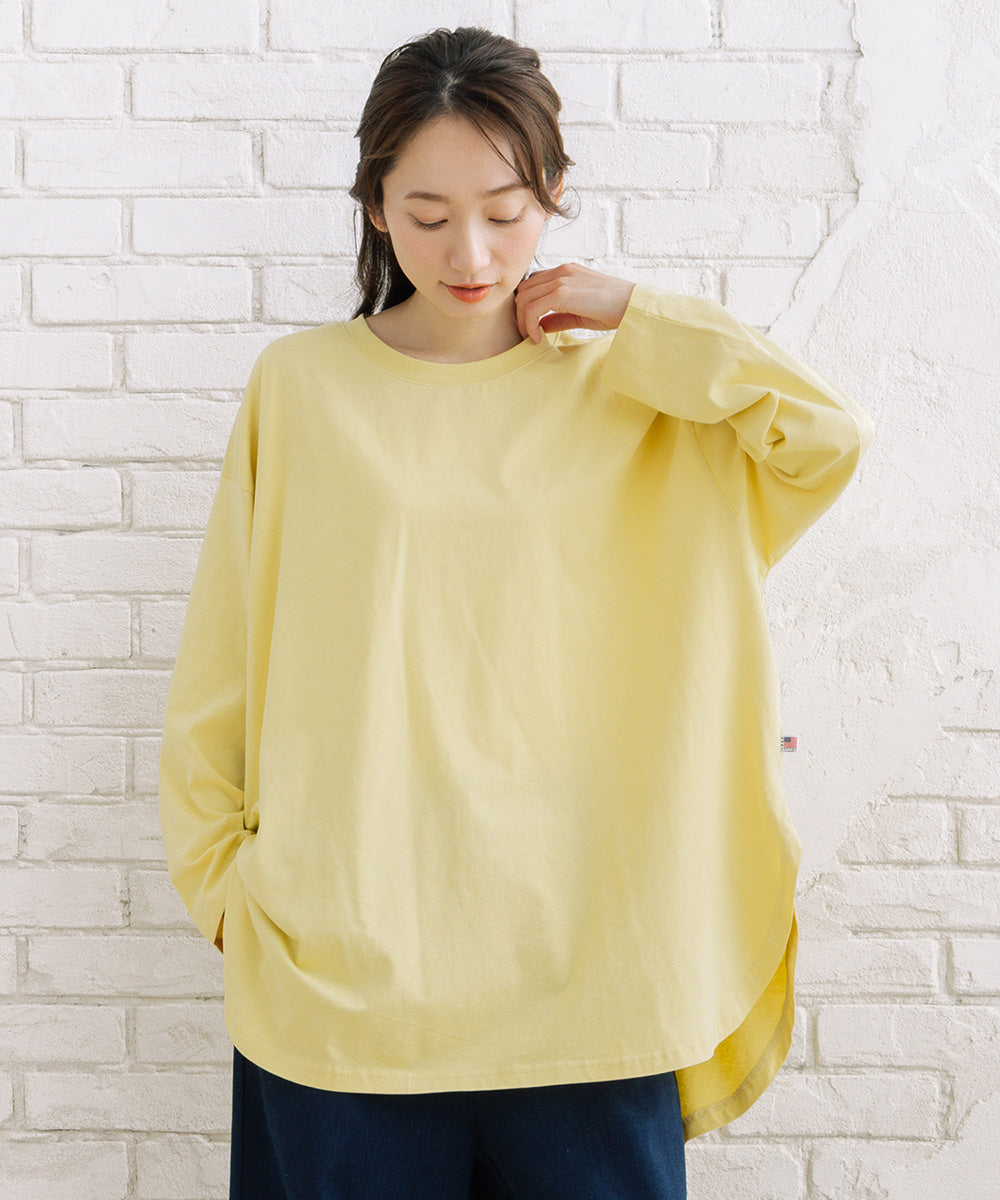 【sabstreet bis】【web限定】 USAコットンラウンドロンT