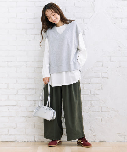 【sabstreet bis】【web限定】 USAコットンラウンドロンT