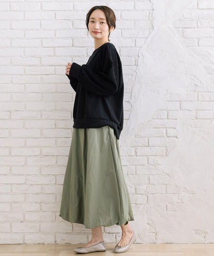 【sabstreet bis】【web限定】 レースドッキングダンボールスウェット