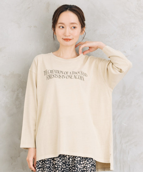 【sabstreet bis】【web限定】 ピグメント加工ロゴロンT【先行予約】