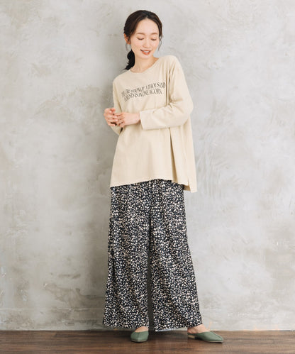 【sabstreet bis】【web限定】 ピグメント加工ロゴロンT