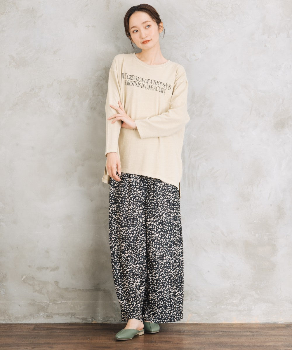 【sabstreet bis】【web限定】 ピグメント加工ロゴロンT