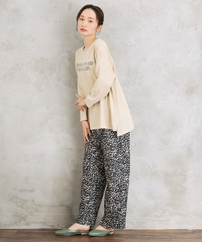 【sabstreet bis】【web限定】 ピグメント加工ロゴロンT