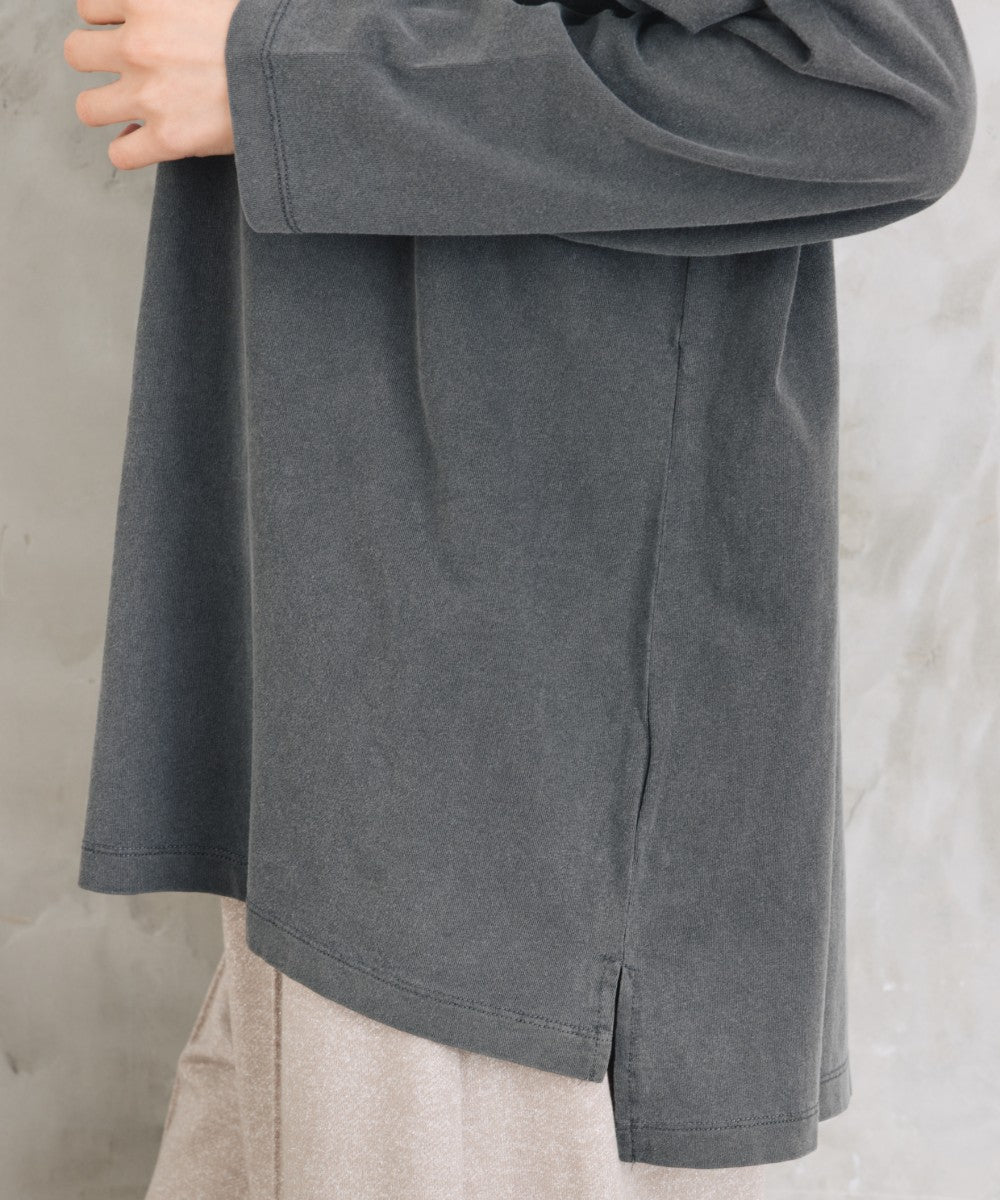 【sabstreet bis】【web限定】 ピグメント加工ロゴロンT