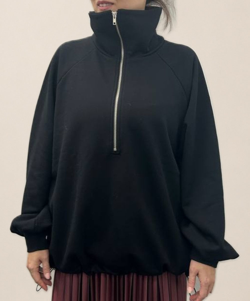 【sabstreet bis】【web限定】 ハーフジッププルオーバー