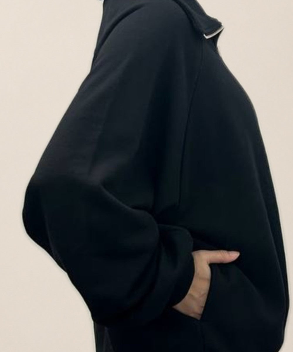 【sabstreet bis】【web限定】 ハーフジッププルオーバー