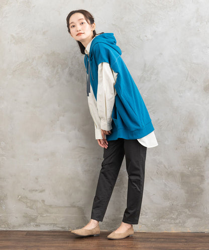 【sabstreet bis】【web限定】15号(3L) 裏毛フーディーベスト