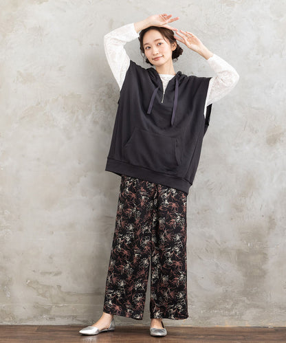 【sabstreet bis】【web限定】15号(3L) 裏毛フーディーベスト